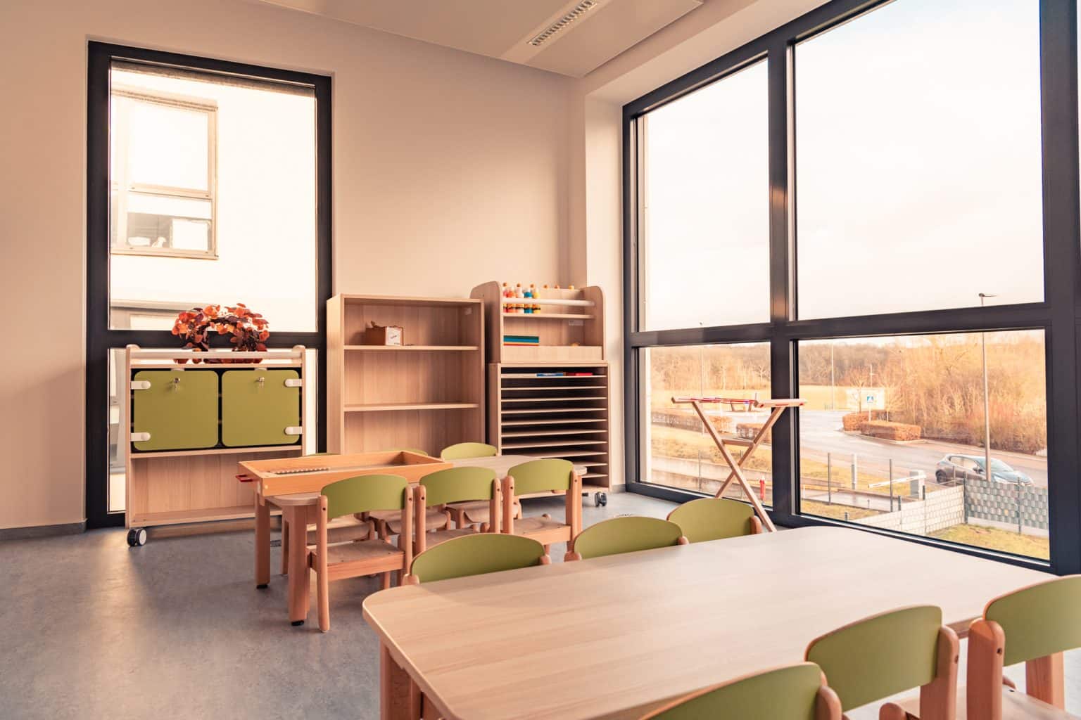 salle d'art de notre crèche L'Enfant Roi Capellen à Mamer