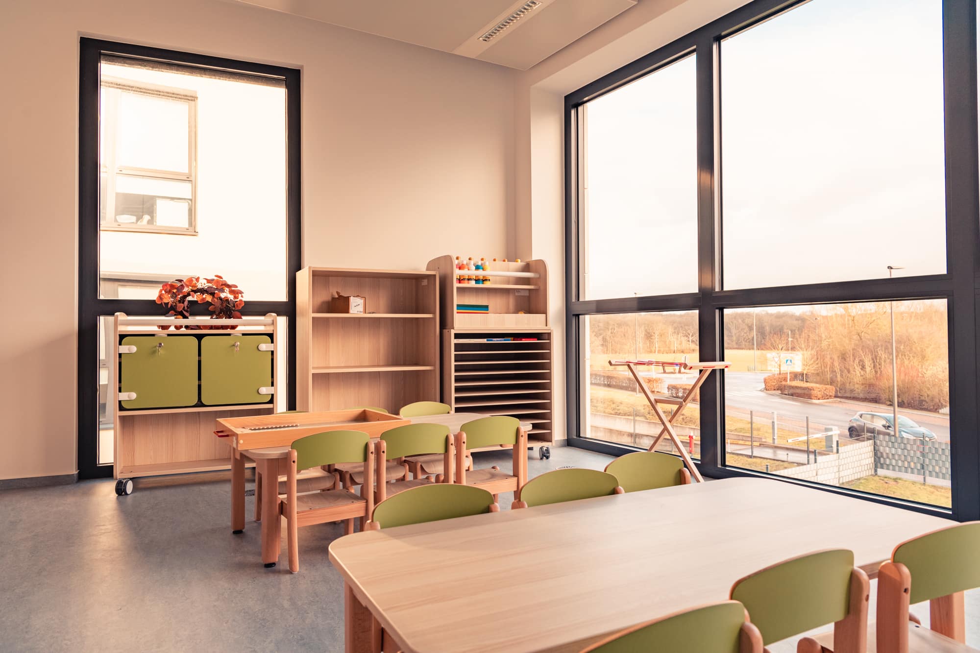 salle d'art de notre crèche L'Enfant Roi Capellen à Mamer