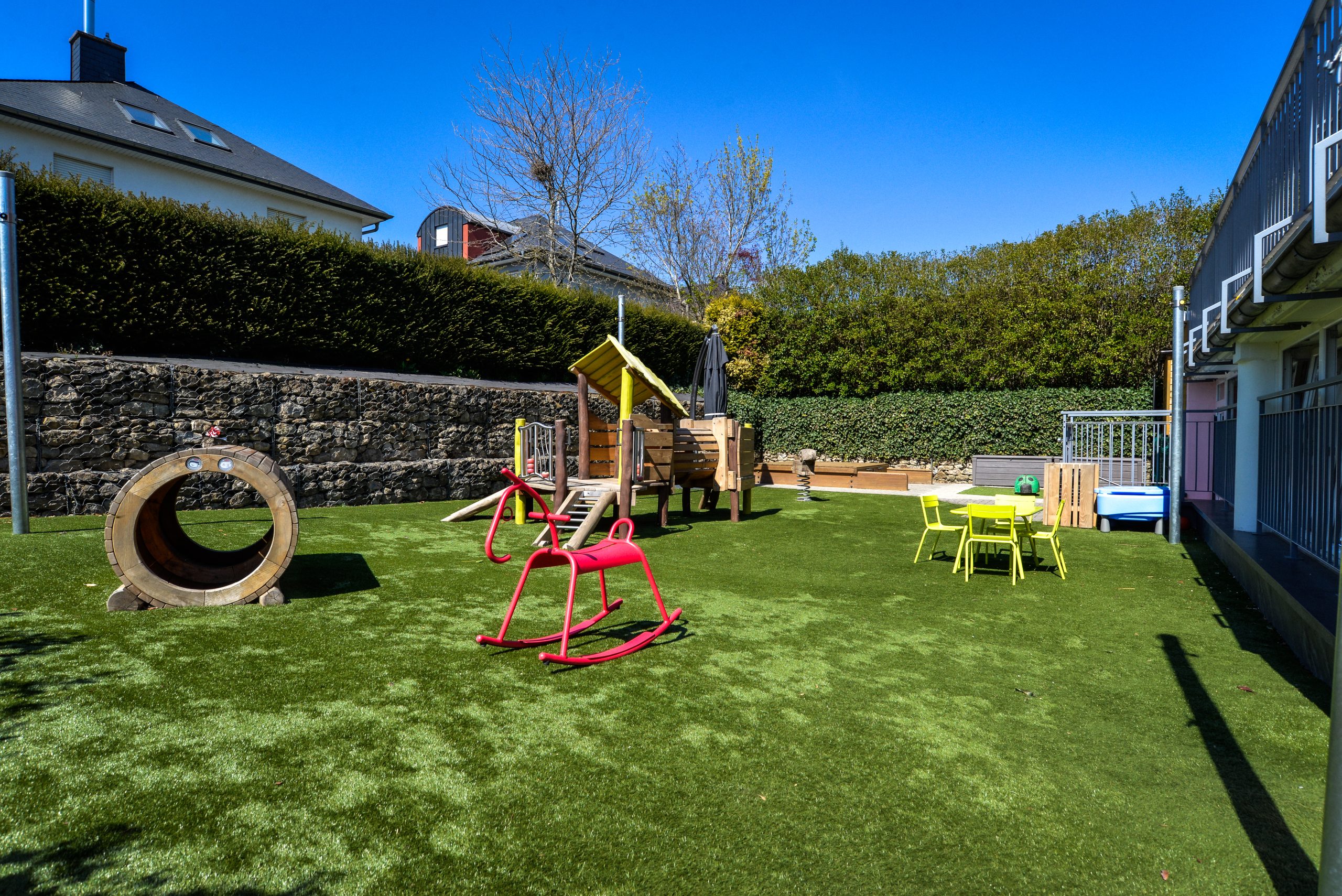 jardin de notre crèche Strassen Am Piesch