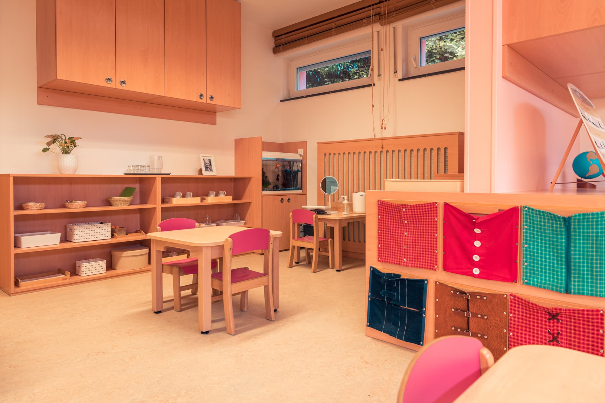 salle Montessori de notre crèche Strassen Am Piesch