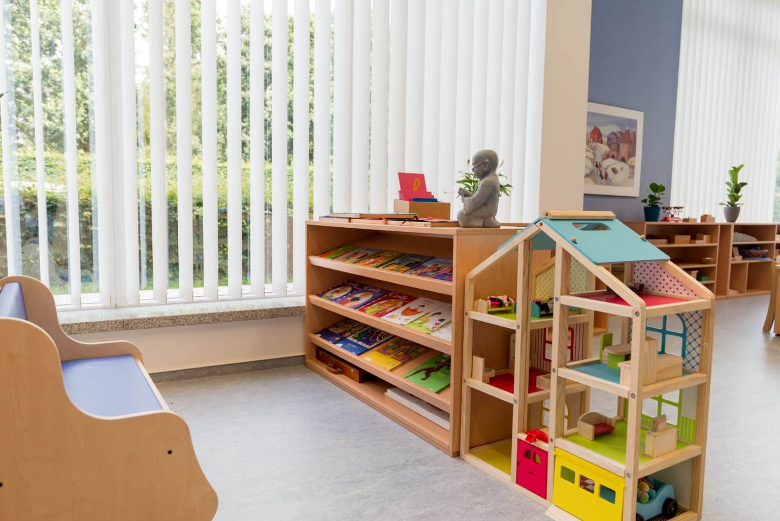un aperçu de l'un de nos modules de la crèche JFK à Kirchberg au Luxembourg