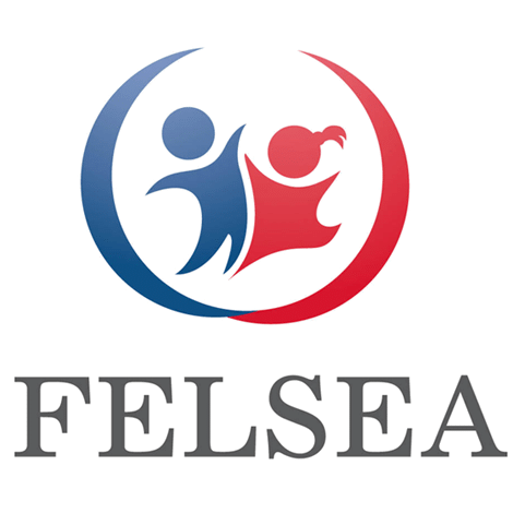 Logo Felsea du Luxembourg (Fédération Luxembourgeoise Des services d'éducation d'accueil pour enfants)