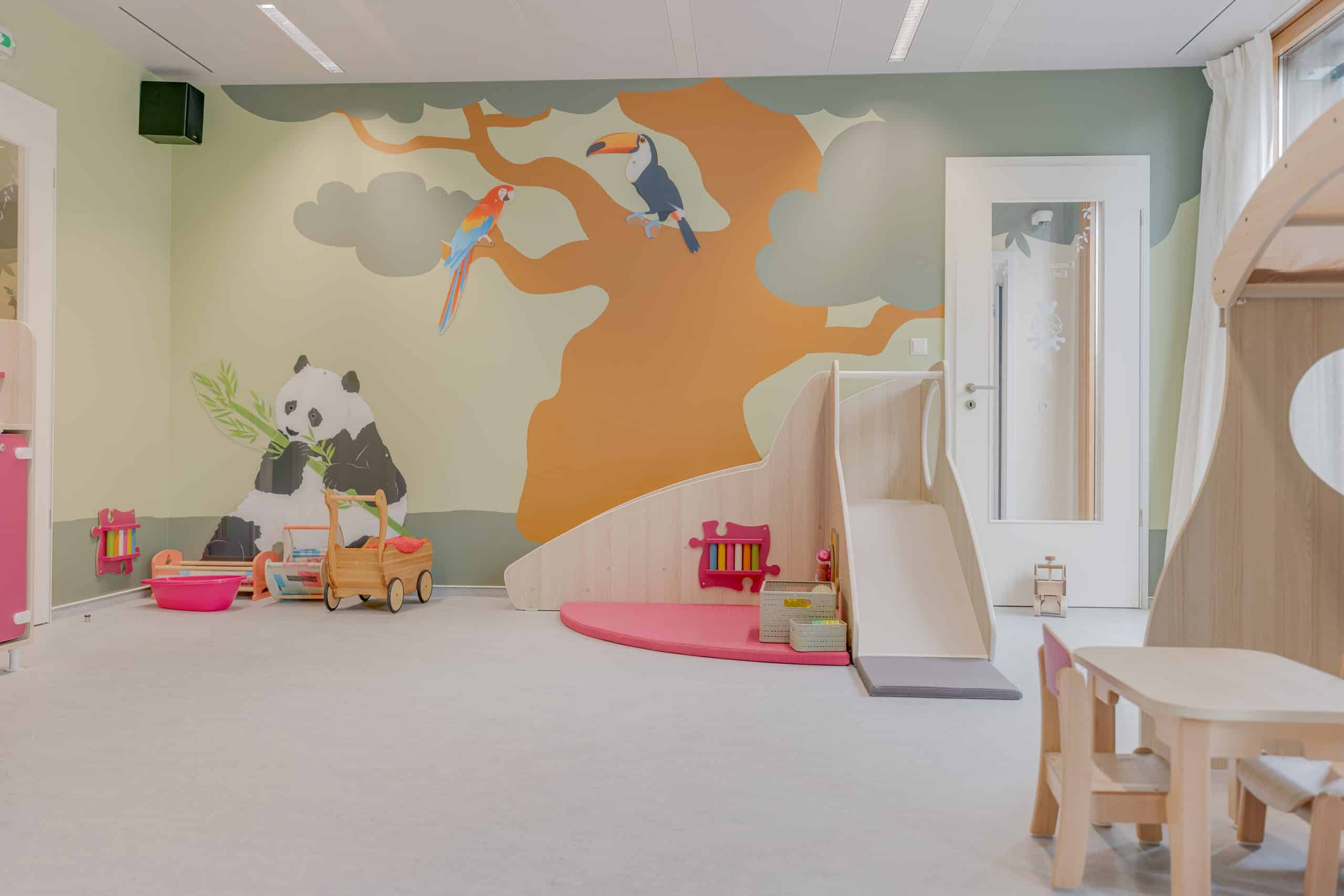 Module communauté enfantine dans notre crèche L'Enfant Roi Howald à Hesperange